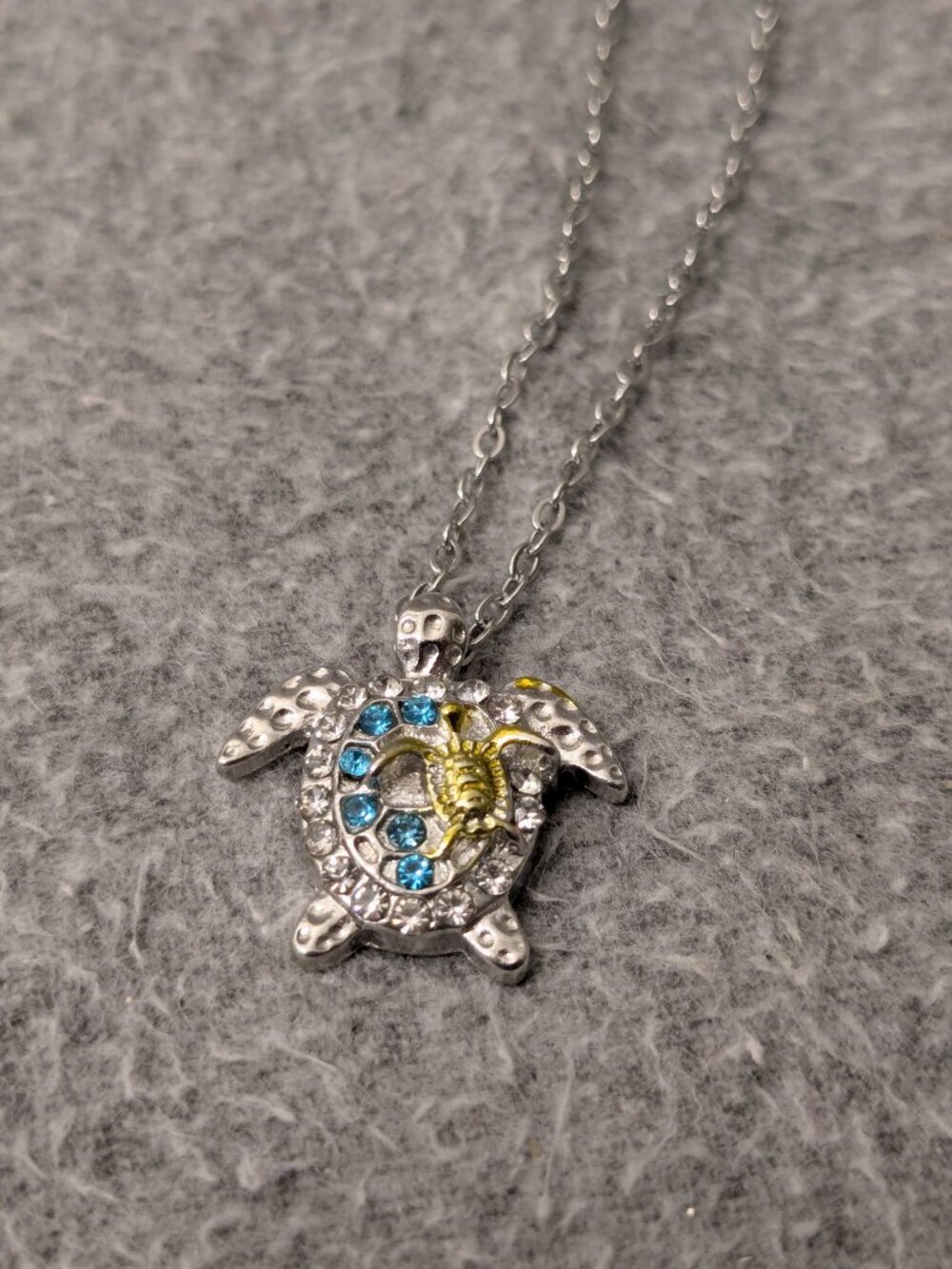 New! Double Sea Turtle Necklace